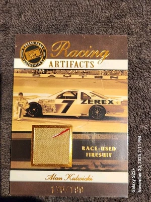 2007 PRESS PASS LEGENDS ALAN KULWICKI TRIBUTE RACE USED FIRESUIT #'..  - Image 1 of 4