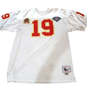 Mitchell & Ness Joe Montana KC Chiefs NFL Throwback Trikot weiß 1994 Herren Gr. 60 - Bild 1 von 18