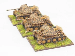15MM WW2 MARDER TEDESCO III AUSF H X 3. DIPINTO. BLU 453 - Foto 1 di 4