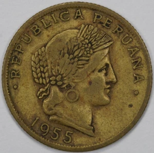 1955 Peru 20 Centavos - Picture 1 of 2