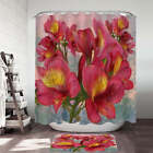 Blumenkunst rosa Orchidee Duschvorhänge