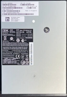 Dell Ultrium LTO3 V2 HH SAS Internal Tape Drive / 9N0P4 - Image 1 of 4