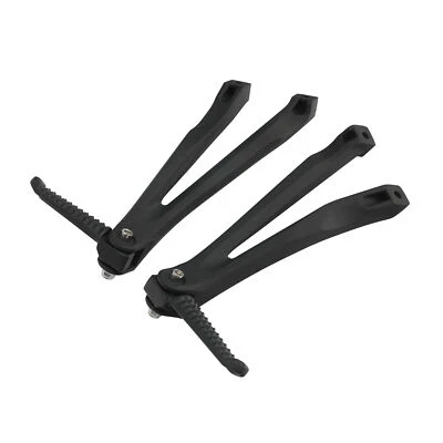 Soporte estriberas de pasajero trasero apto para Yamaha YZF R1 YZFR1 2004-2008 negro arena Foto 1 de 4