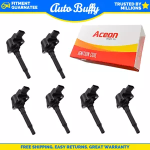 7805-6158-06 Aceon Set of 6 Ignition Coils for Mercedes S Class SLK C63 AMG E63 - Picture 1 of 2