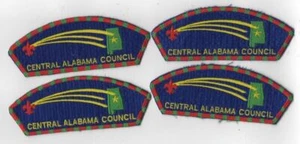 Central Alabama Council Lot of 4 Council Shoulder Patches CSP [CSP-1486] - Picture 1 of 1