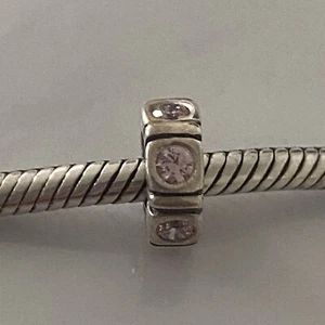 NEU Authentischer Pandora Pink Trinity Abstandhalter #790368PCZ NICHT MEHR ERHÄLTLICH - Bild 1 von 8
