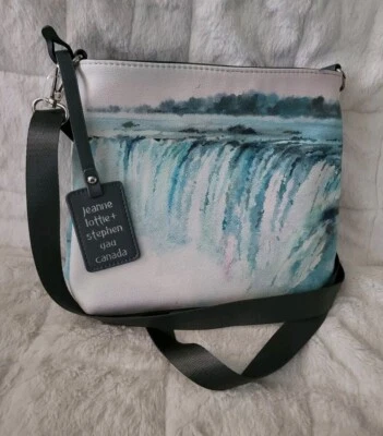 Jeanne Lottie Bolso Bandolera Pequeño de Hombro Cartera Paisaje Naturaleza Y2K Verde Beige  Foto 1 de 4