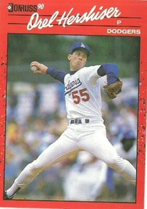OREL HERSHISER LOS ANGELES DODGERS #197 - DONRUSS NM-MT 1990 - Imagen 1 de 2