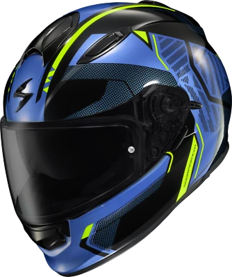 Casco completo SCORPION EXO Ryzer Switch azul/hi viz XL RYZ-1206 Foto 1 de 4