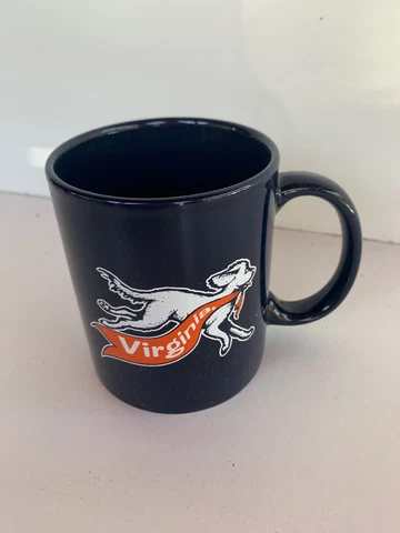 Spirit Products Virginia Cavaliers Coffee Mug Navy Dog Orange Dorchester Mug Cover