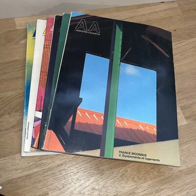L'ARCHITECTURE D'AUJOURD'HUI Lot De 6 Revues Magazines Sur L’architecture 1983 - Photo 1/4