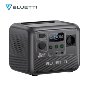 BLUETTI AC50B 700W Central Eléctrica Portátil 448Wh Generador Solar Para Jardín, Viaje - Imagen 1 de 8