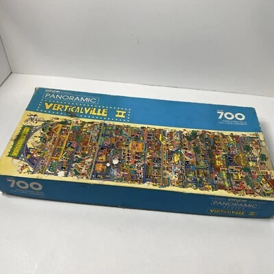 Vintage Springbok Verticalville II 2 Comic 700 Piece Jigsaw Puzzle 99% Missing 3 - Image 1 of 4