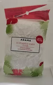Adama 15 Kunststoffkappen klar zur Verarbeitung Konditionierung Duschen Brandneu - Bild 1 von 2