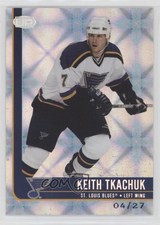 2001-02 Pacific Heads Up Silver /27 Keith Tkachuk #81