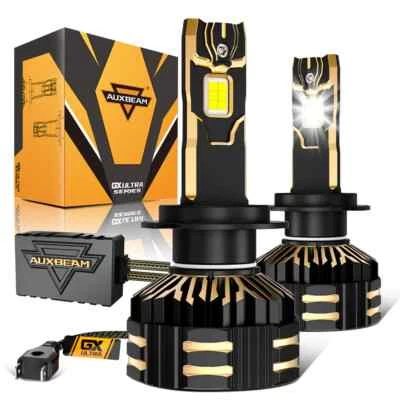 AUXBEAM GX-ULTRA Series 40000LM 240W LED Headlight Bulbs 6500K Cool White New - Image 1 of 4