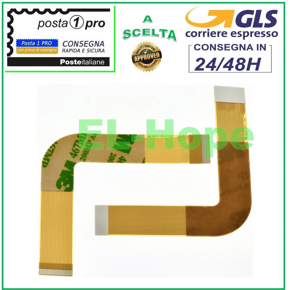 CAVO FLAT FLEX CABLE LETTORE LASER PER SONY PLAYSTATION 2 PS2 SLIM 7000X 25 PIN