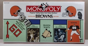 Vintage 1999 USAopoly Cleveland Browns Edition Monopoly Board Game - NEW SEALED! - Bild 1 von 4