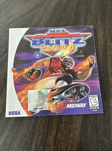 Sega Dreamcast solo manuale NFL Blitz 2000 - Foto 1 di 7
