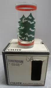 Culver Fifth Ave New York Tannenbaum 630-020 Set of 4 Highball Glasses 12oz - Picture 1 of 8