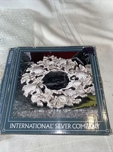 9" Kranz versilbert von International Silver Co Maritim Urlaub Thema Vintage A - Bild 1 von 7