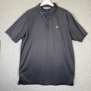 Travis Mathew Mens Size Large Pullover Golf Polo Shirt Gray Short Sleeve - Picture 1 of 7