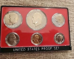 1973 S -PROOF SET W/DDO Ike -DDR Dime - Toned Full Steps Nickel -ETC. MINT Error - Picture 1 of 6