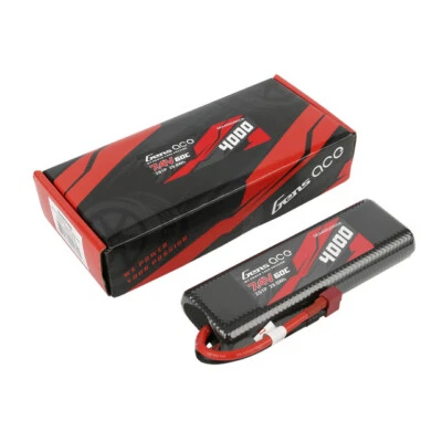 Gens Ace 2S 7.4v 4000mah LiPo Battery 60C RC Car Truck Battery GEA40002S60D8 - Image 1 of 4