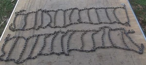 4 Link Ice V Bar Tire Chains 10.00-20 11-22.5 11/75R24.5 275/80R22.5 295/75R22.5 - Picture 1 of 4