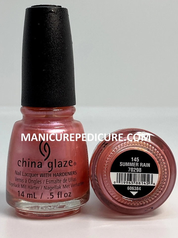 China Glaze Nail Polish Lacquer 70298 Summer Rain 0.5oz
