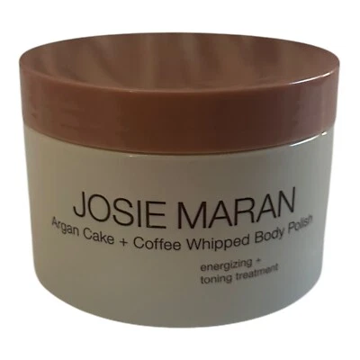 Josie Maran Argan Cake + Coffee Whipped Body Polish Unscented 10 oz New Sealed - Image 1 of 4