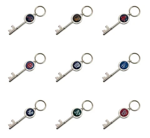 MLB Skeleton Key Bottle Opener Keychain Cover