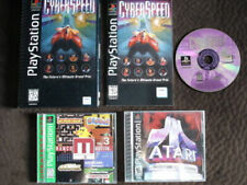 Cyberspeed LONGBOX PS1 LOT Namco Museum Vol 3 - Atari Anniversary Edition Redux