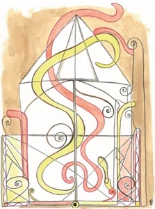 Serigrafia digitale firmata dall'artista .Titolo: "Visione Alchemica" - Foto 1 di 4