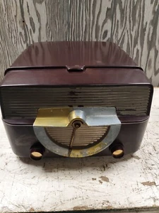 Vtg 50s Zenith Cobra Matic Bakelite AM Radio Phonograph Record Player Tested C21 - Picture 1 of 12
