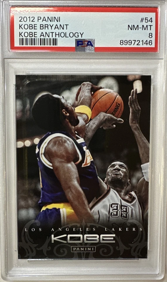 2012-13 Panini Kobe Anthology #54 Kobe Bryant PSA 8 - Image 1 of 2
