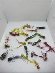 Vintage Fly Rod Poppers for Bass & Panfish Lot Of 25 - Picture 1 of 4