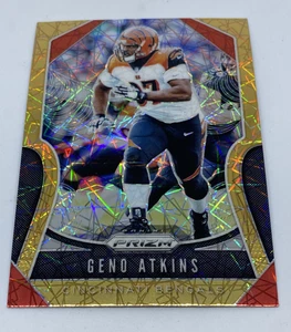 Geno Atkins 2019 Panini Prizm Football Gold Lazer #83 Cincinnati Bengals - Picture 1 of 2