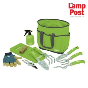 Draper 08999 Garden Hand Tool Set with Floral Pattern - 11 Piece - Picture 1 of 12