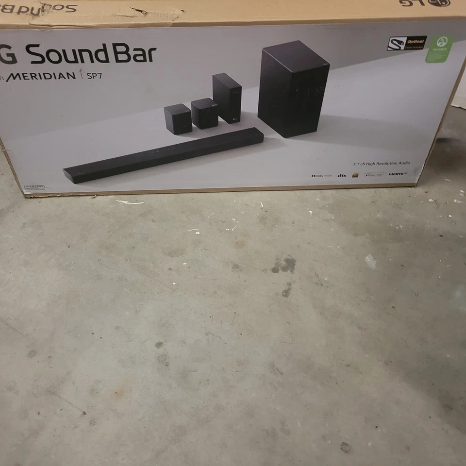 Barra de sonido LG con Meridian SP7 Foto 1 de 1