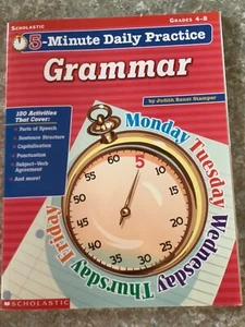 5 Minute Daily Practice Grammar Grades 4-8 - Picture 1 of 4