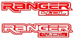 Calcomanías de vinilo Ford Ranger 4,0 L - 2 paquetes - Imagen 1 de 12