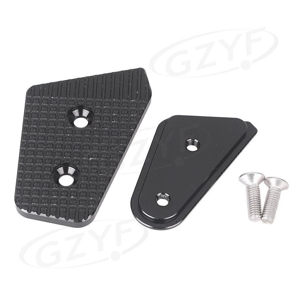 For BMW F700GS/F800GS 2008-2017 Black CNC Rear Brake Lever Extension Plate Pad - Image 1 of 4