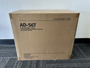 QSC AD-S6T 6-Inch 2-Way Loud Speaker with Mount - 2-Speaker Set - Picture 1 of 6