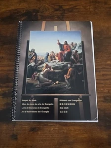 LDS Mormon GOSPEL ART BOOK 137 Full Color Pictures SPIRAL BOUND Primary Lessons - Imagen 1 de 5