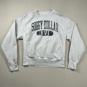 Champion Soggy Dollar BVI Sweatshirt Mens M Reverse Weave Virgin Islands Bar - Picture 1 of 10