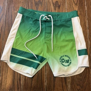 Chula Wear Shorts Size 30 X 6 Green Physique Competition Board Mens - Picture 1 of 5