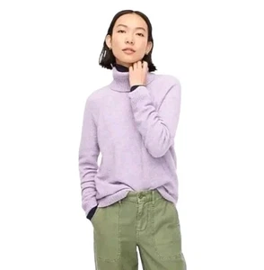 New J Crew Turtleneck Sweater Womens Medium Supersoft Yarn - Picture 1 of 8