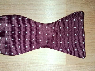 Pajarita vintage para hombre Talbott seda cosida a mano rojo lunares borgoña preparación retro Foto 1 de 4