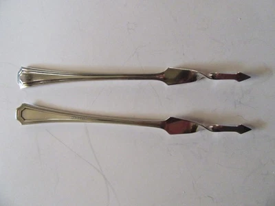 2 National Silver Co NSC Sterling Silver ONE Pattern Butter Pick 6 3/8" 37 grams - Image 1 of 4